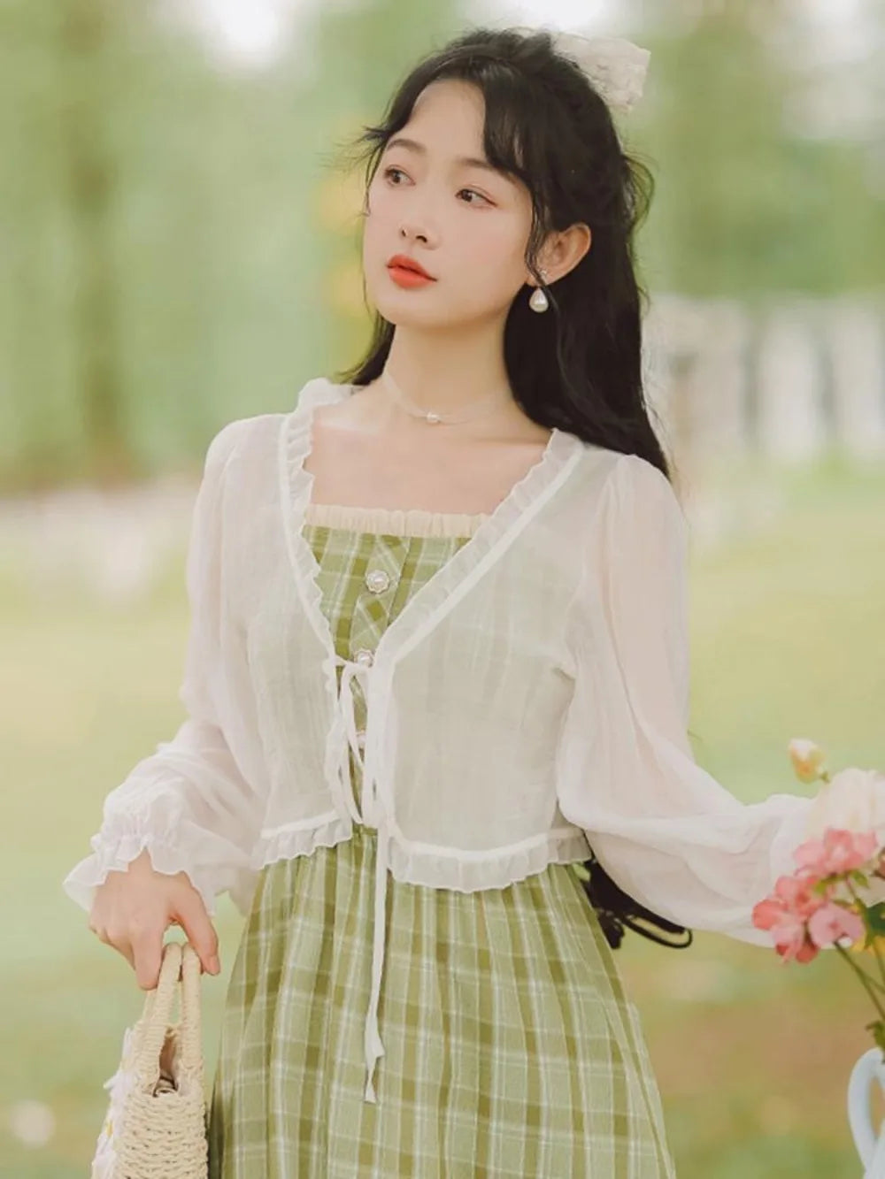 2025 Women Thin Casual Lace Bow Summer Sun Protection Clothes Female Cardigan Shirt Clothing Tops Blouse For Woman